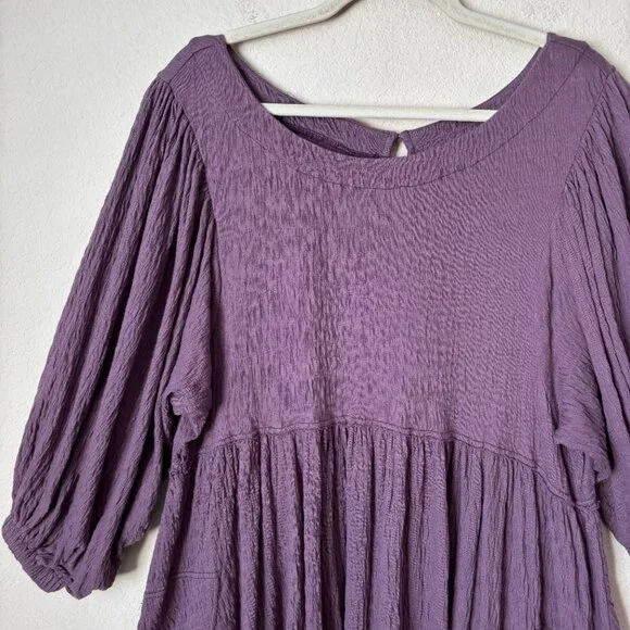 Free People Beach Boho Gauzy Get Obsessed Babydoll Dress - Picture 5 of 13